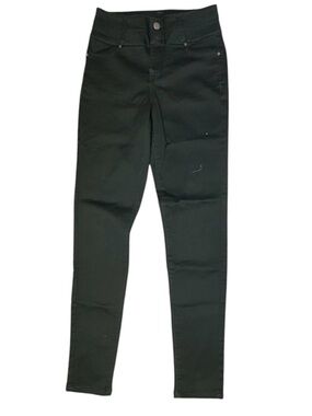 Sapphire Ink Juniors Size 3 Dark Green High Rise Skinny Stretch Pants